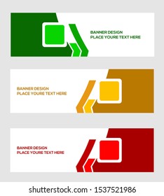 modern banner template, abstract background, vector