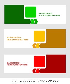 modern banner template, abstract background, vector