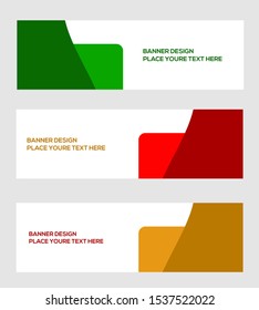 modern banner template, abstract background, vector