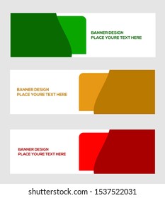 modern banner template, abstract background, vector
