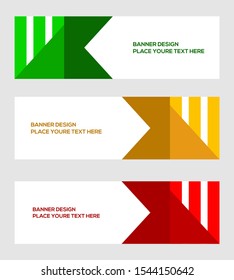 modern banner template, abstract background