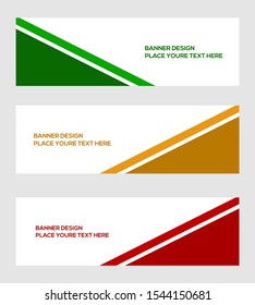 modern banner template, abstract background