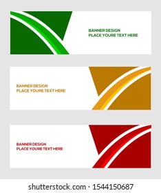 modern banner template, abstract background
