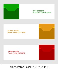 modern banner template, abstract background
