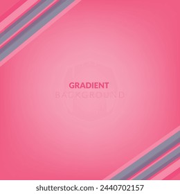 Modern banner template. Abstract vector illustration of pink gradient banner template design.