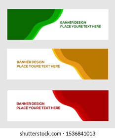 modern banner template, background abstract vector,