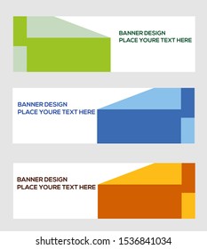 modern banner template, background abstract vector,