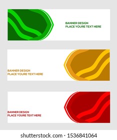 modern banner template, background abstract vector,