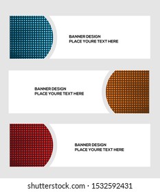 Modern Banner template design creative with abstract background. Card, decorative.