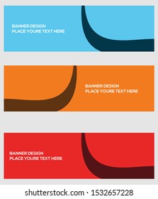 Modern Banner template design creative with abstract background. Card, decorative.