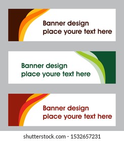 Modern Banner template design creative with abstract background. Card, decorative.