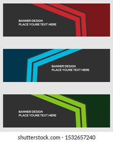 Modern Banner template design creative with abstract background. Card, decorative.