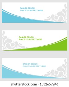 Modern Banner template design creative with abstract background. Card, decorative.