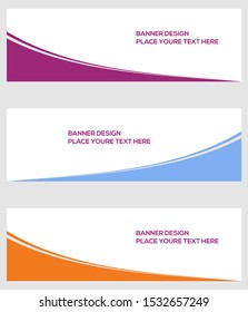 Modern Banner template design creative with abstract background. Card, decorative.