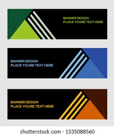 modern banner template design creative with abstract background card, decorative, trends.