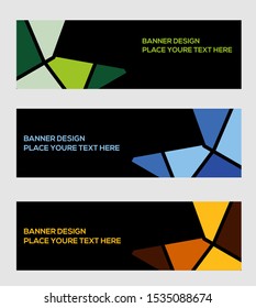 modern banner template design creative with abstract background card, decorative, trends.