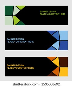 modern banner template design creative with abstract background card, decorative, trends.