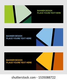 modern banner template design creative with abstract background card, decorative, trends.
