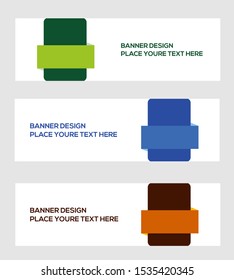 modern Banner, template design creative with abstract background card decorative