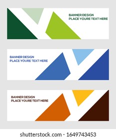 banner moderno, diseño de plantilla creativo con decoración de tarjeta de fondo abstracta
