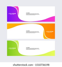 Modern banner  template design. Vector design Banner background. Vector abstract design banner web template.