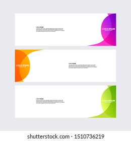 Modern banner  template design. Vector design Banner background. Vector abstract design banner web template.