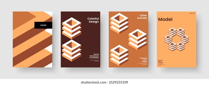Moderna Plantilla de Anuncio. Diseño de informe aislado. Diseño de presentación de negocios geométricos. Folleto. Antecedentes. Volante. Cartel. Portada de libro. Cartera. Publicidad. Folleto. Boletín informativo. Catálogo