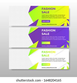 Modern Banner Template, For Promotion. Vector