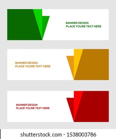 modern banner template, vector, abstarct background