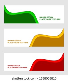modern banner template, vector, abstarct background