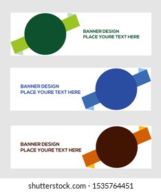  modern banner template, vector design abstract background, trend.