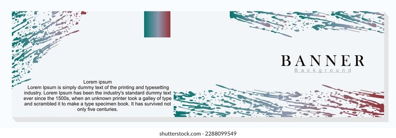 modern banner template vector and graphic