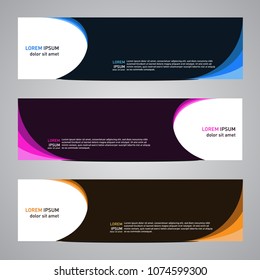 Modern banner vector abstract geometric design banner template for your web promotion