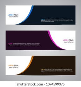 Modern banner vector abstract geometric design banner template for your web promotion