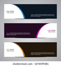 Modern banner vector abstract geometric design banner template for your web promotion