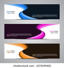 Modern banner vector abstract geometric design banner template for your web promotion