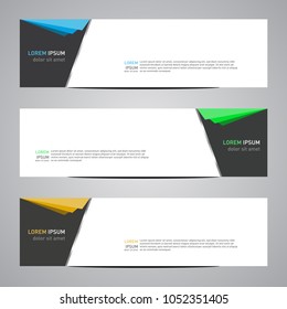Modern banner vector for your web promotion