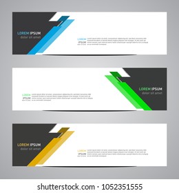Modern banner vector for your web promotion
