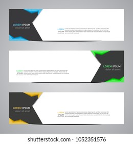 Modern banner vector for your web promotion