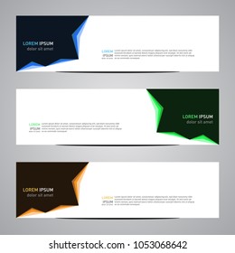 Modern banner vector for your web promotion