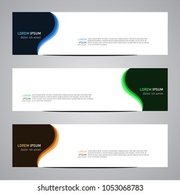 Modern banner vector for your web promotion