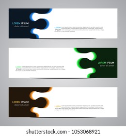 Modern banner vector for your web promotion