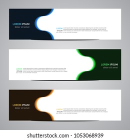Modern banner vector for your web promotion