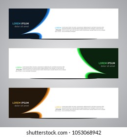 Modern banner vector for your web promotion