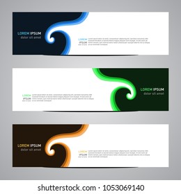 Modern banner vector for your web promotion