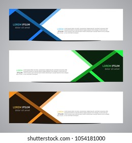 Modern banner vector for your web promotion