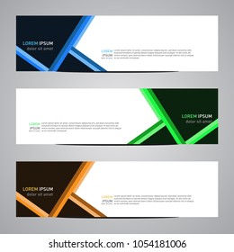 Modern banner vector for your web promotion