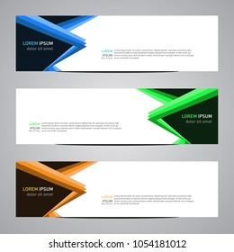 Modern banner vector for your web promotion