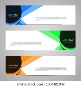 Modern banner vector for your web promotion