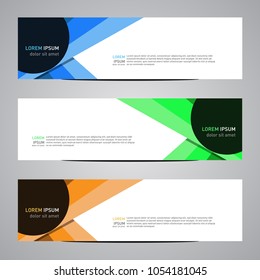Modern banner vector for your web promotion